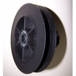 Polea pvc rodamiento 120-140 milímetros o eje 40 cinta 18-20 milímetros