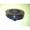 Polea pvc con rodamiento 120-140 milímetros o eje 40 cinta 18-20 milímetros