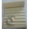 Persiana pvc con 2 topes y cintas.