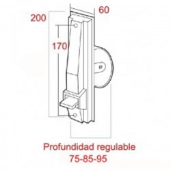 Medidas recogedor para cinta 22 milímetros