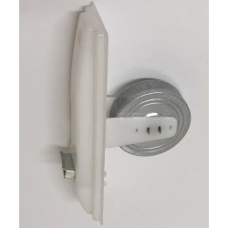 Vista frontal recogedor para cinta 22 milímetros