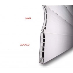 Zócalo para persiana enrrollable Pvc tamaño mini