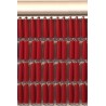 Cortina tubo rojo