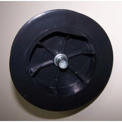Polea pvc con espiga 120-140 milímetros eje 40 cinta 9-14-16 milímetros