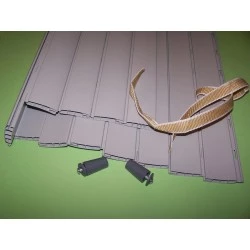 Persiana pvc solo paño y topes.