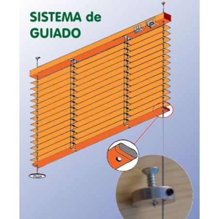 Veneciana de aluminio con lama de 16 milímetros Color veneciana