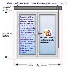 Como medir para colocar en pared o techo.