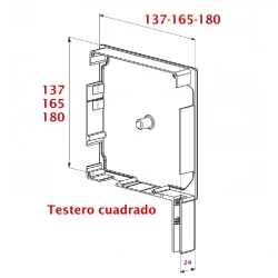 medidas testero aluminio