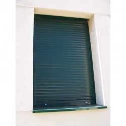 Persiana curva verde