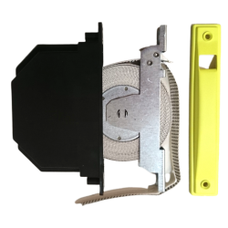 Recogedor de cinta 18 mm con placa.