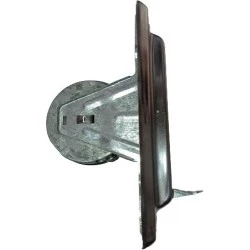 Recogedor empotrar metálico de 14 mm.