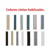 Variedad de colores en cinta de persiana.
