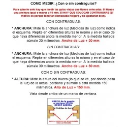 como tomar medida de persianas
