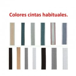 Colores de cintas de persiana.
