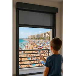 mosquitera con mando a distancia