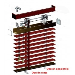 Esquema veneciana madera manual