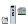 Receptor RF con wifi y mando a distancia para persianas venecianas.