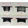 Tapones laterales para lamas aluminio térmicas medidas