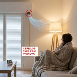 Por aquí te entra el frío y viento