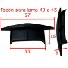 Tapon lateral para lama de 43 a 45 mm.