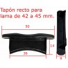 Tapón lateral para lama recta de 42 a 45 mm.